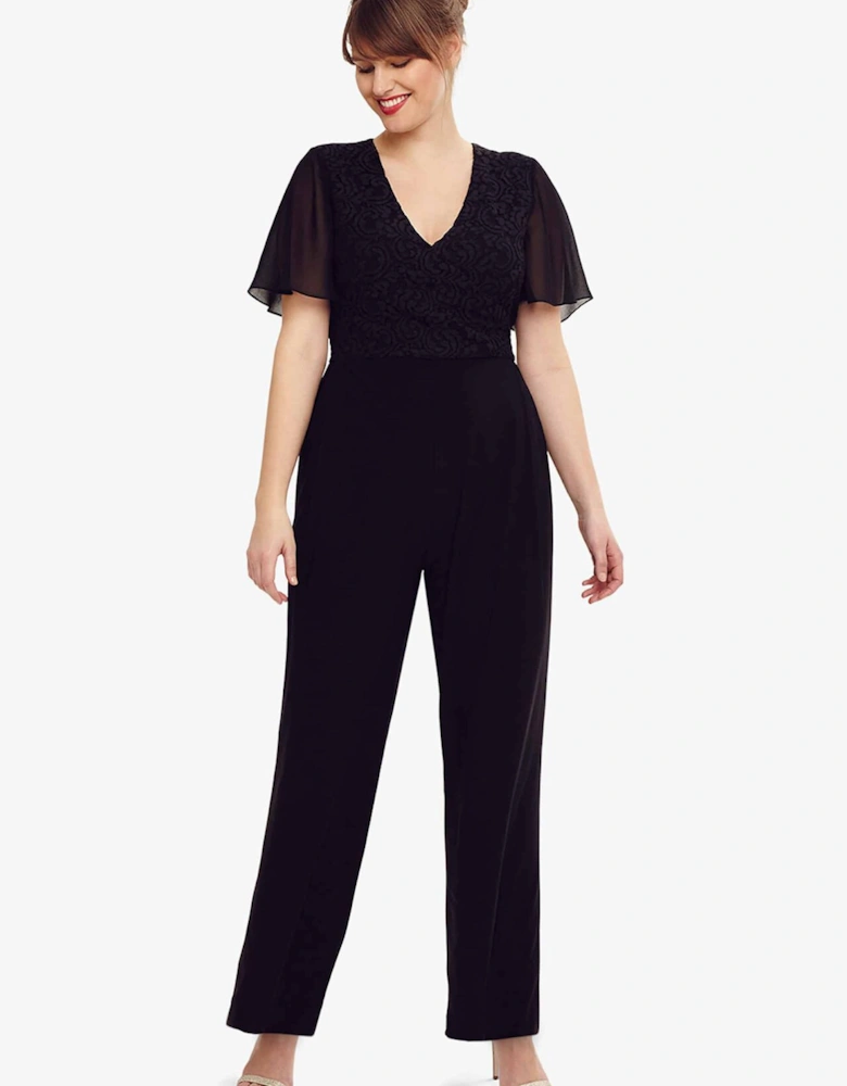 Salma Lace Wrap Jumpsuit