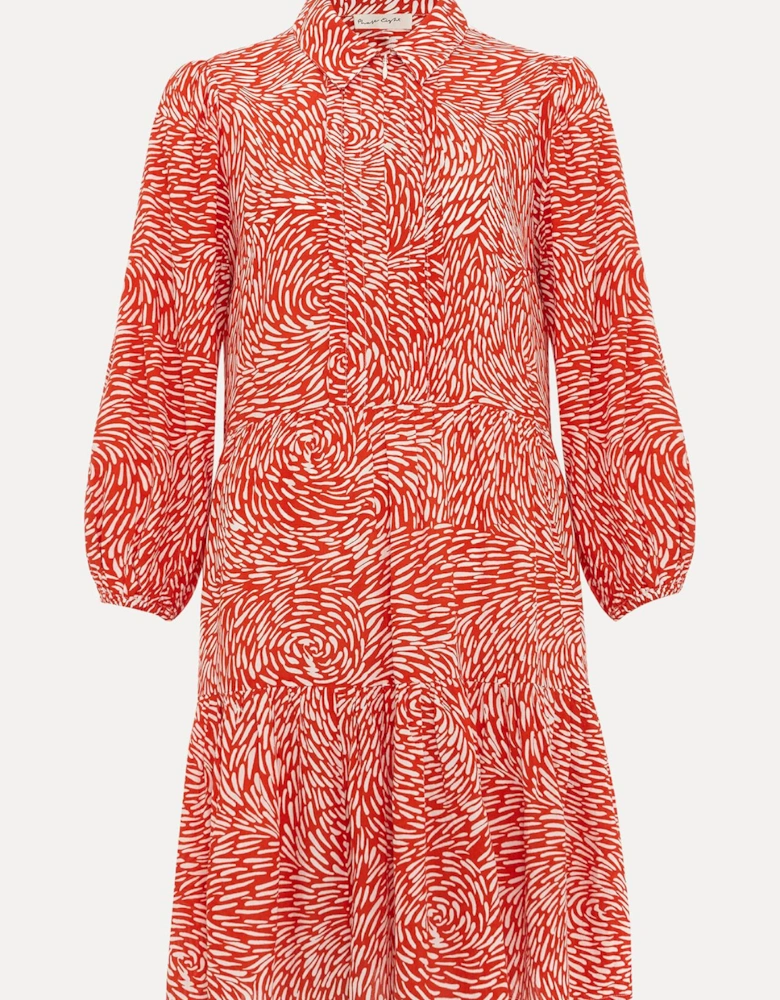 Carrie Abstract Swing Dress