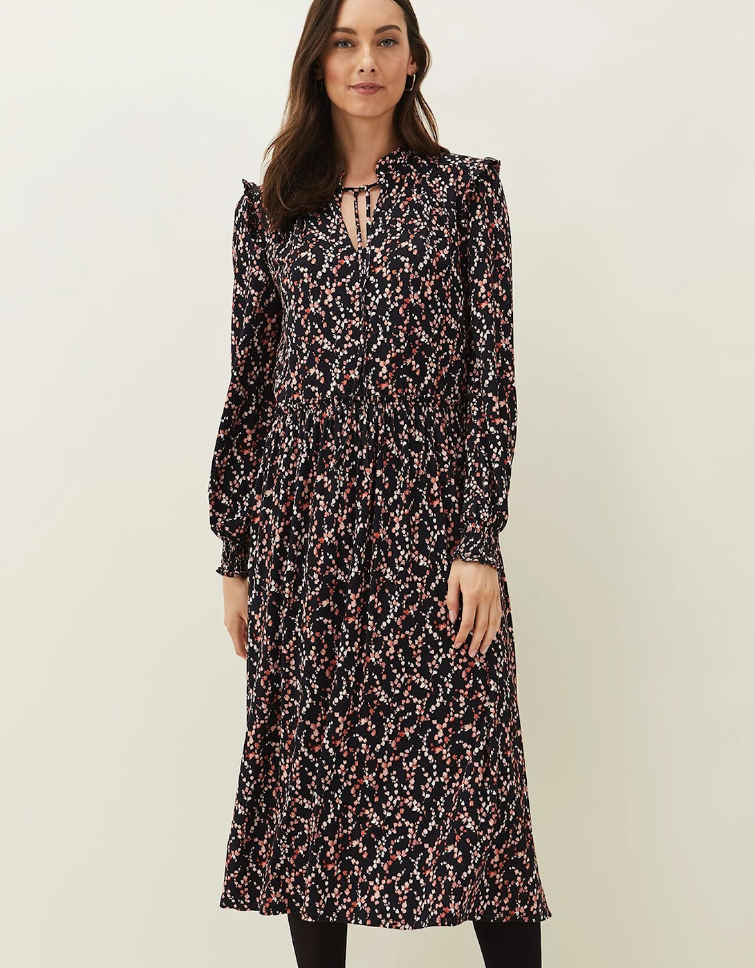 Shay Floral Midi Dress