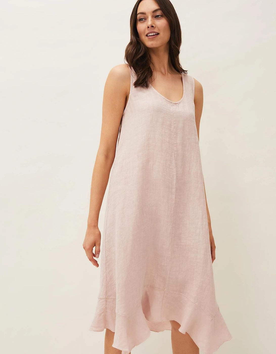 Beverly Linen Swing Dress