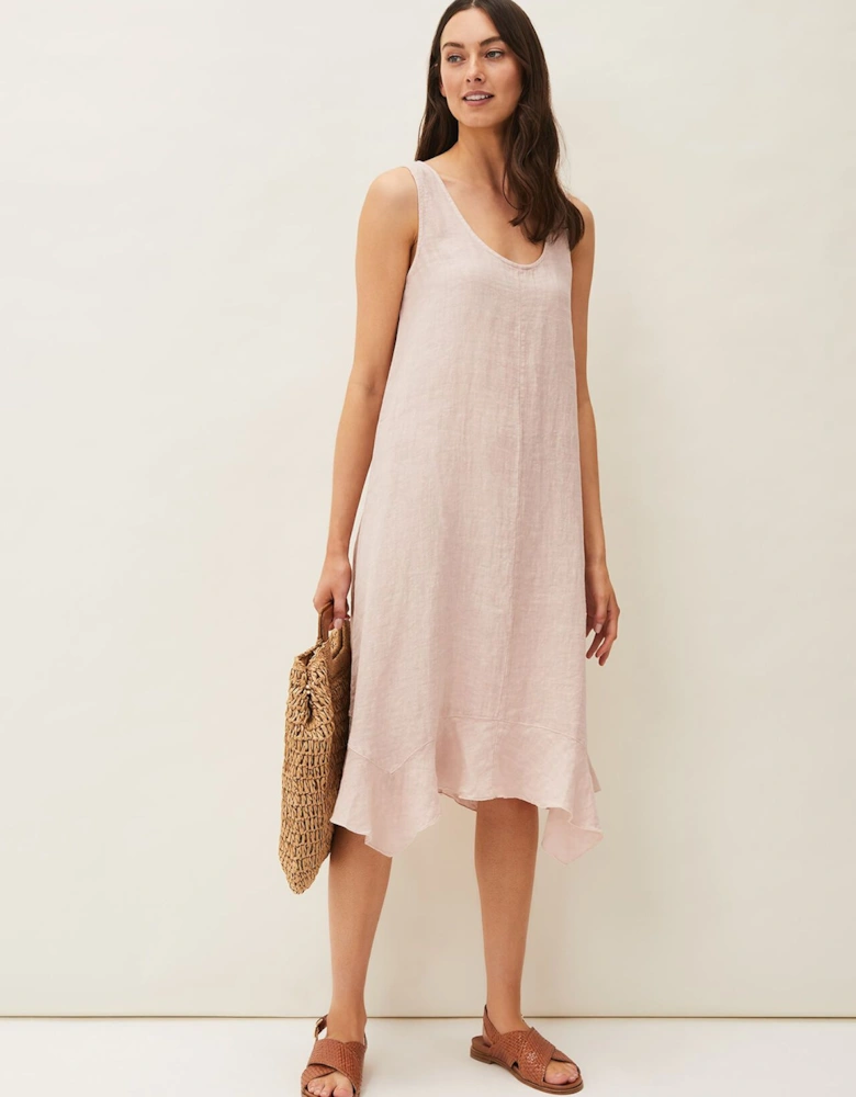 Beverly Linen Swing Dress