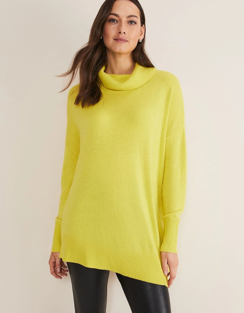 Maltia Asymmetric Hem Jumper