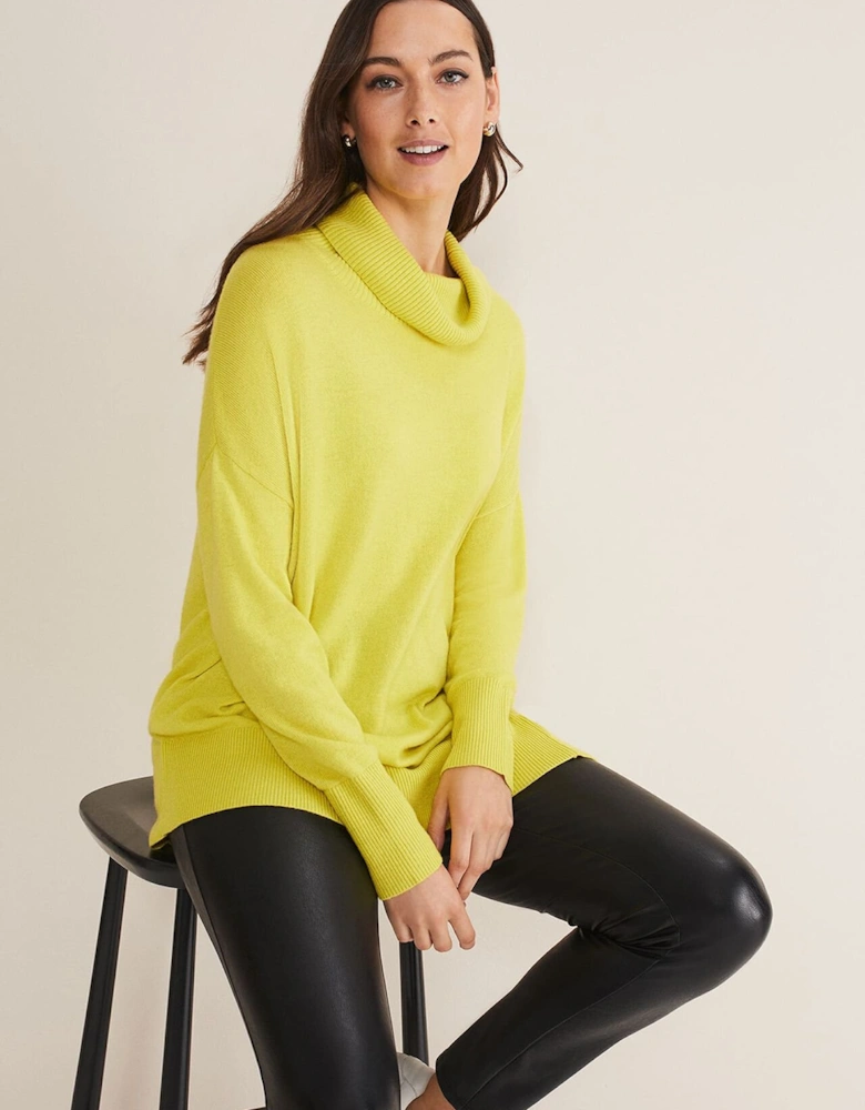 Maltia Asymmetric Hem Jumper