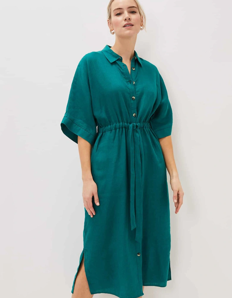 Marlene Tie Shirt Dress