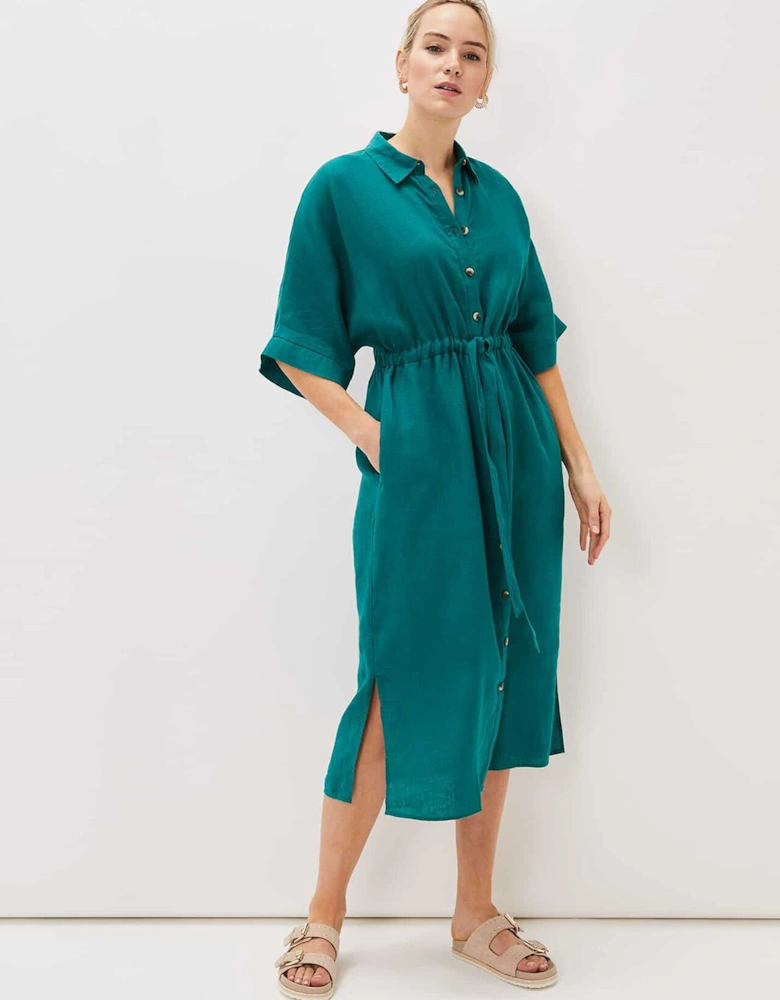 Marlene Tie Shirt Dress