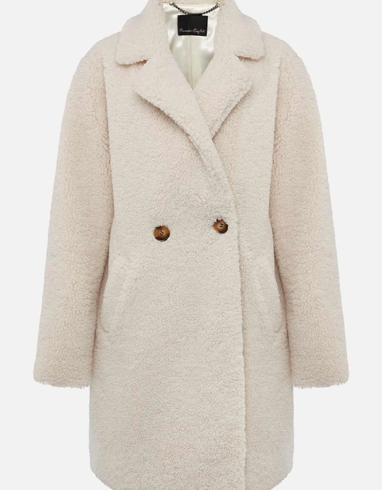 Libbie Longline Teddy Coat