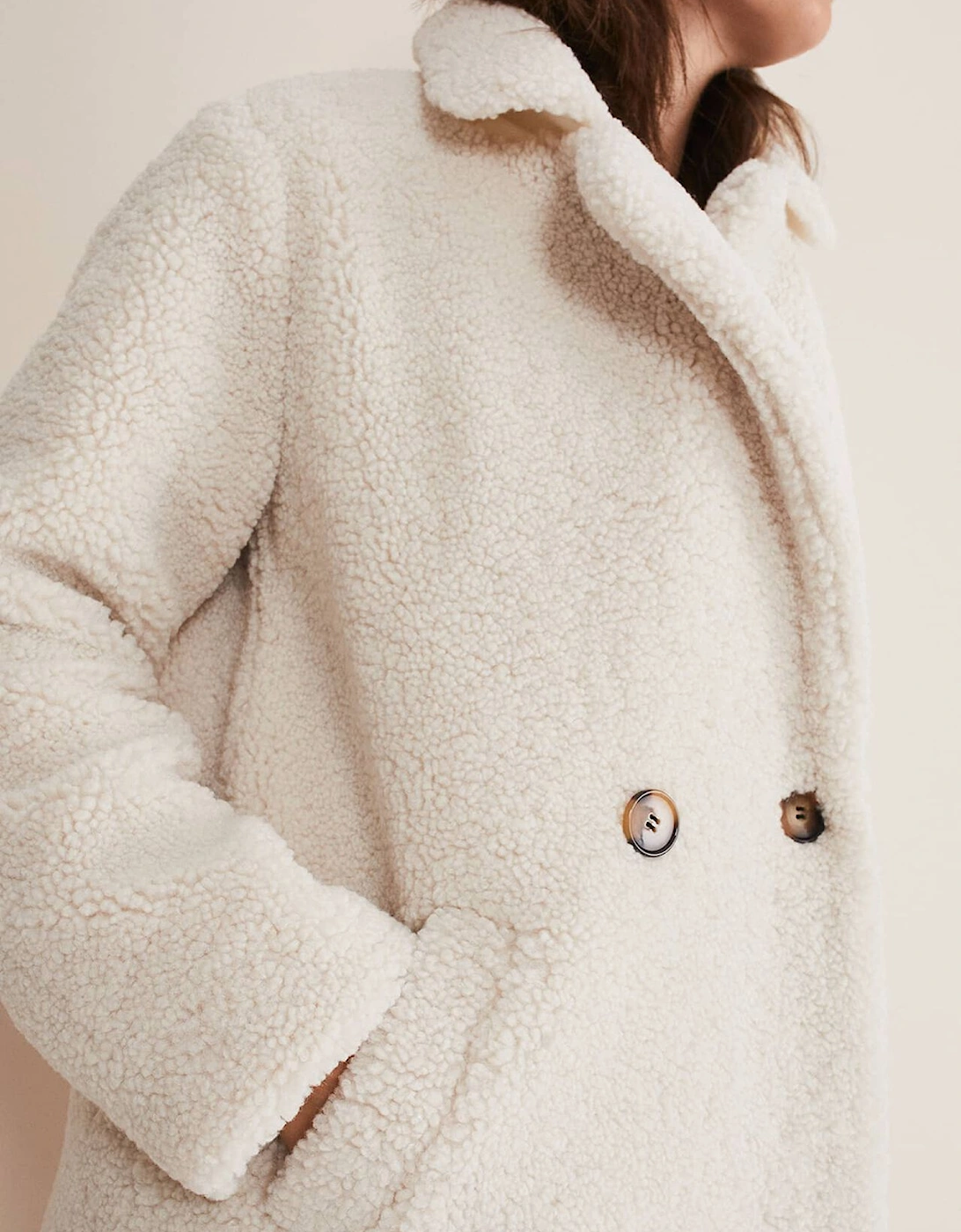 Libbie Longline Teddy Coat