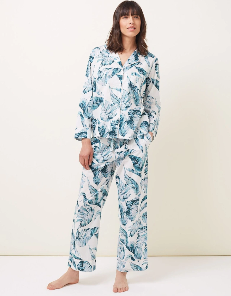 Piera Palm Print Pyjama Set