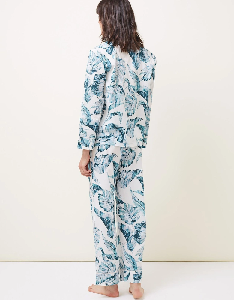 Piera Palm Print Pyjama Set