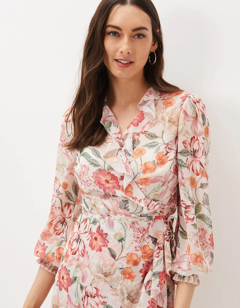 Melinda Floral Wrap Dress