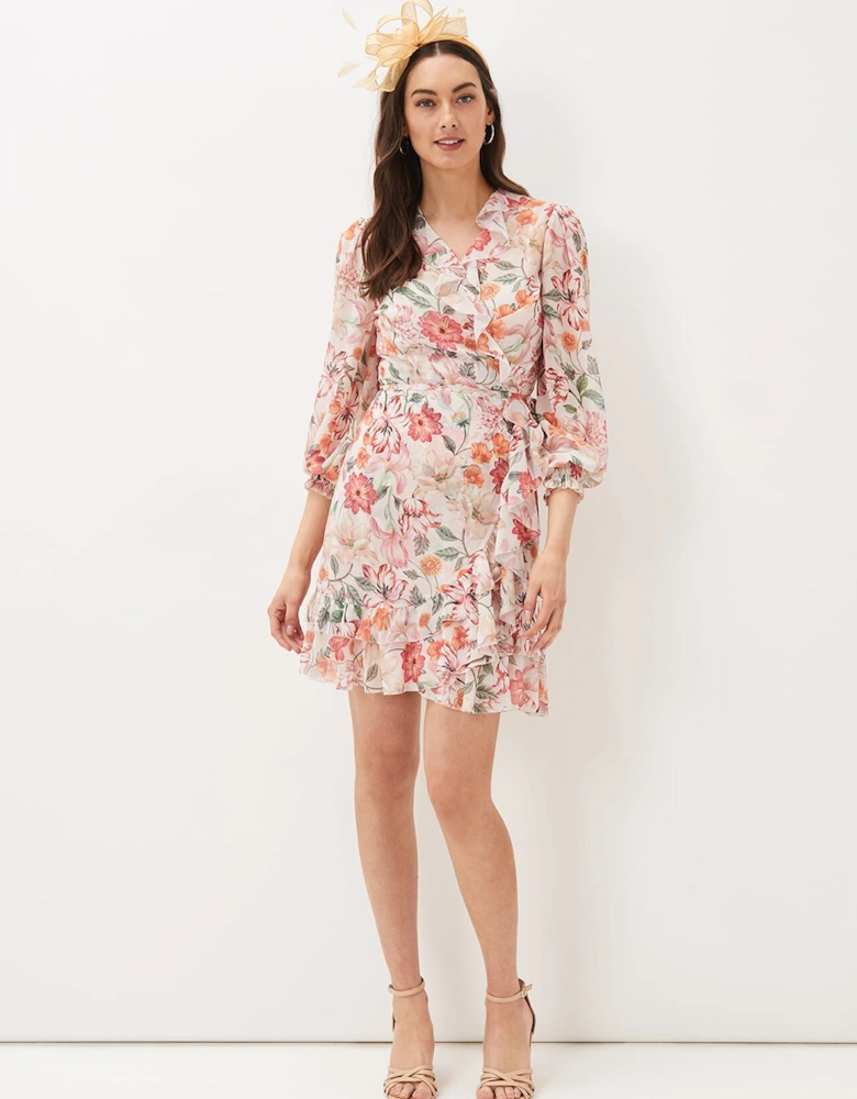 Melinda Floral Wrap Dress