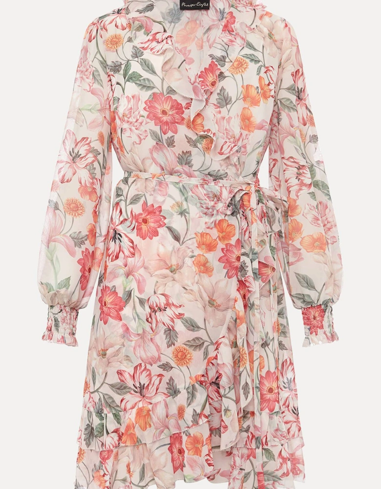 Melinda Floral Wrap Dress