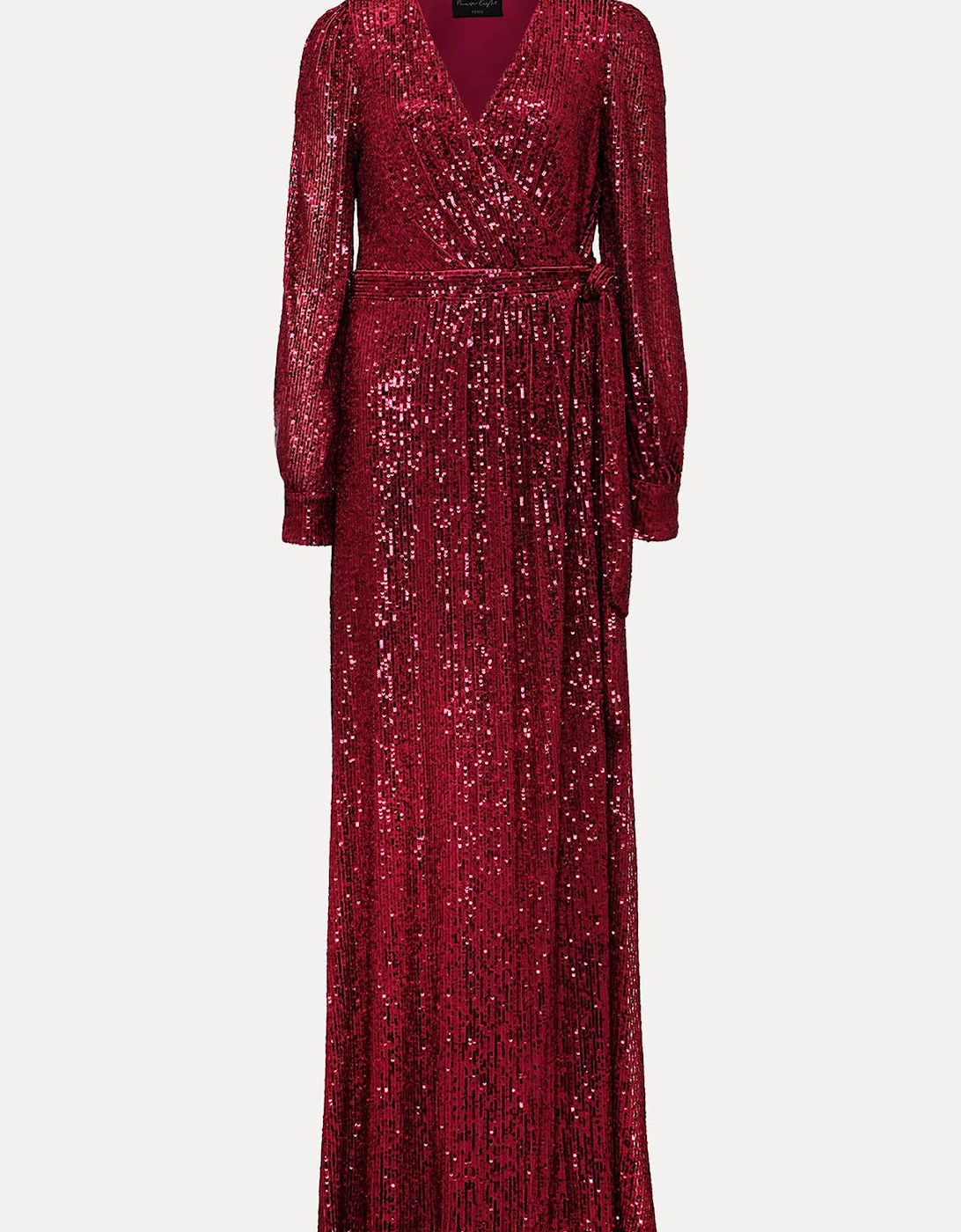 Petite Amily Pink Sequin Maxi Dress