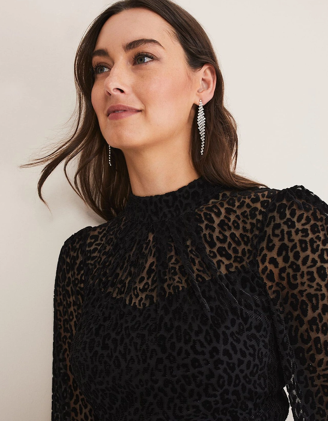 Capriana Leopard Burnout Dress