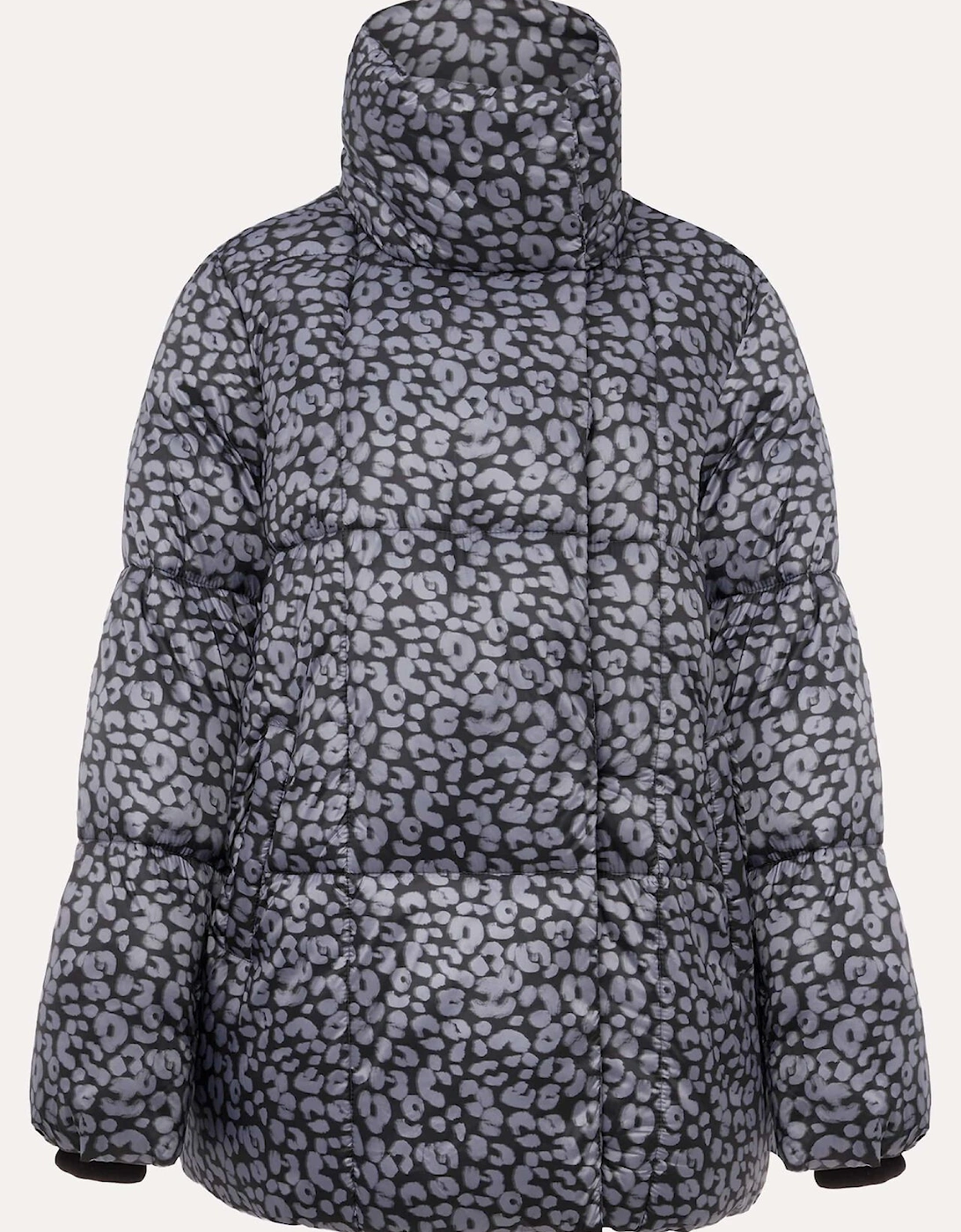 Anny Animal Print Puffer Coat