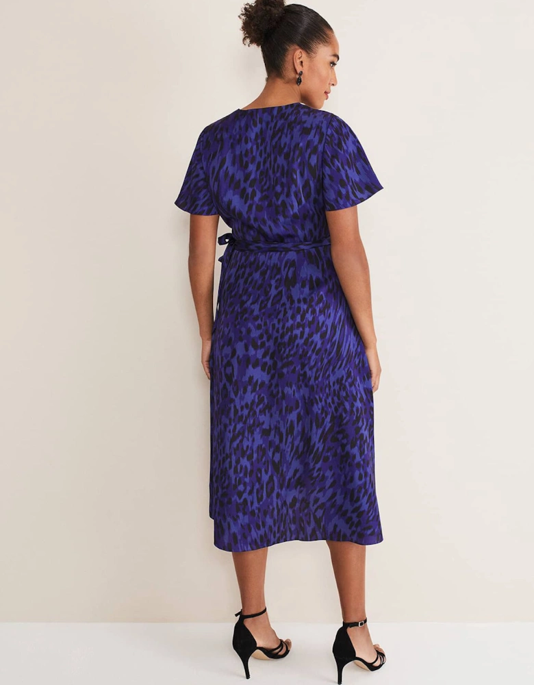 Colletta Print Wrap Dress