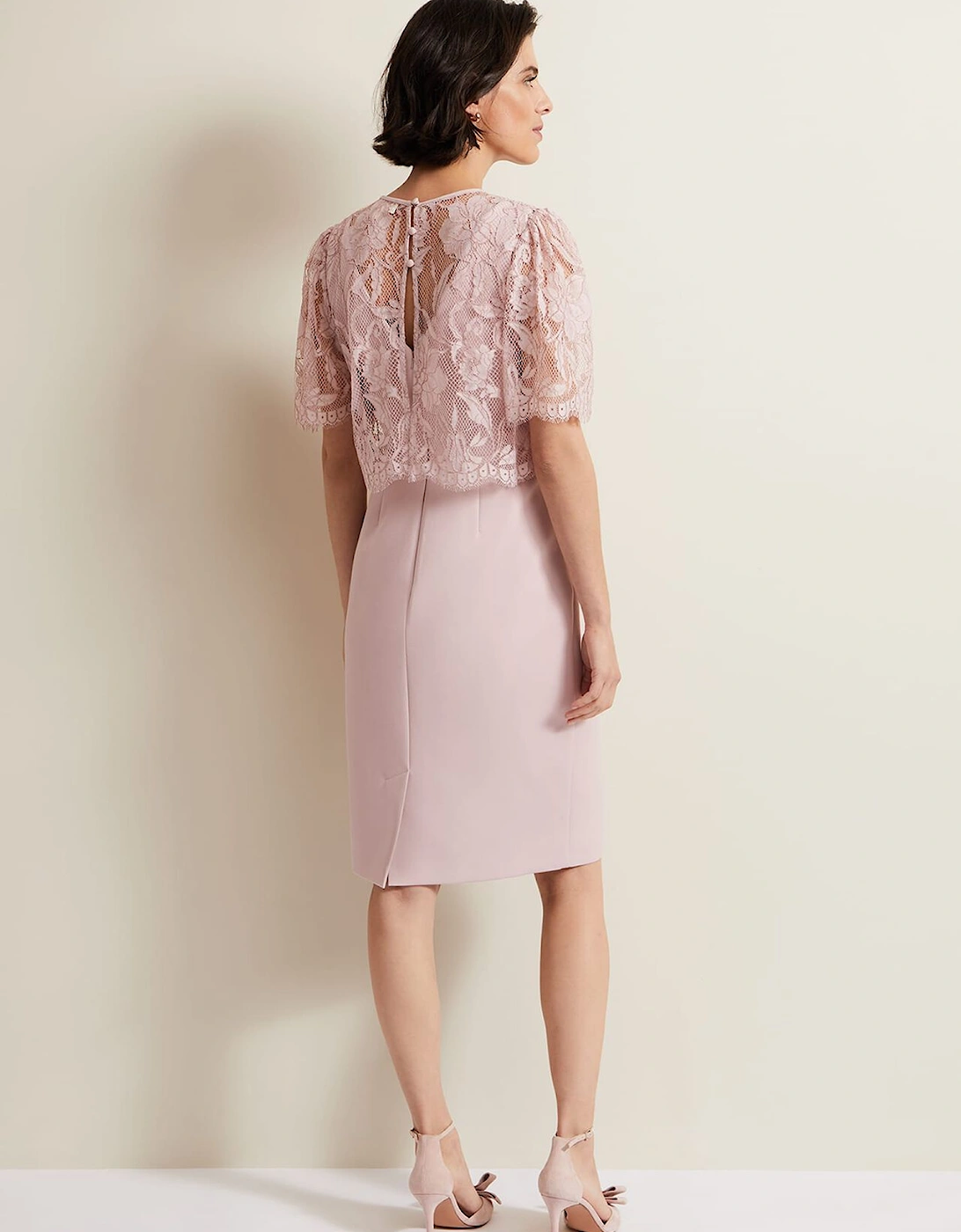 Lynette Lace Double Layer Dress