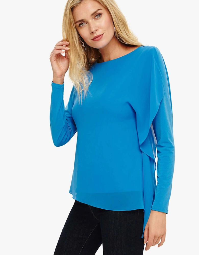 Camille Chiffon Drape Top