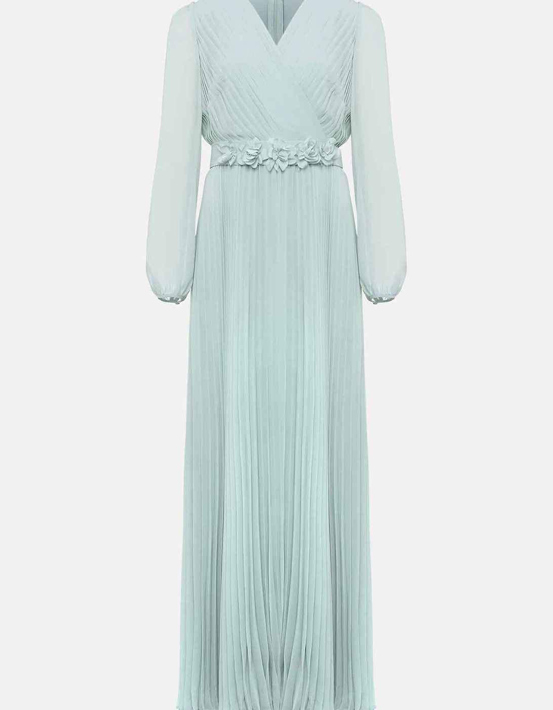 Alecia Pleated Maxi Dress