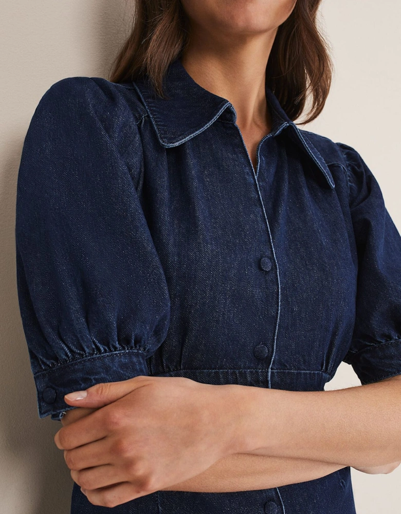 Cosette Denim Midaxi Dress