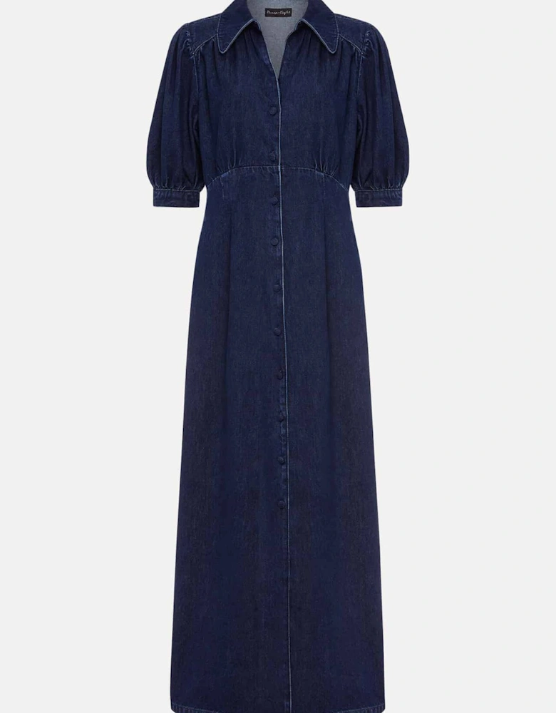 Cosette Denim Midaxi Dress