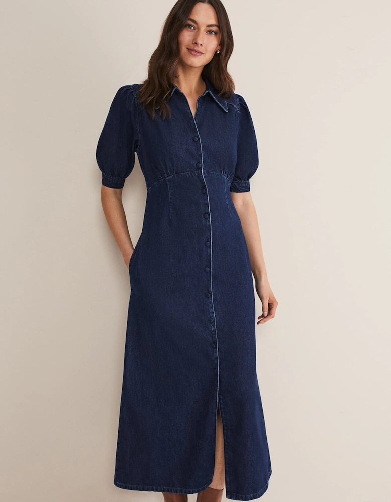 Cosette Denim Midaxi Dress