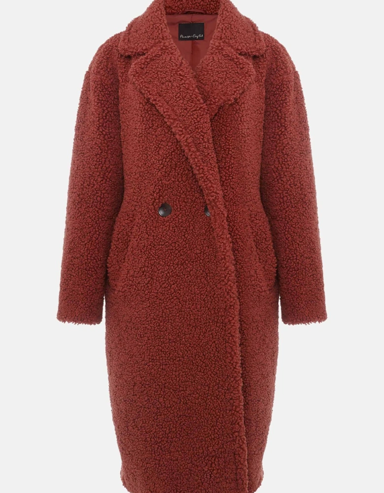 Libbie Longline Teddy Coat