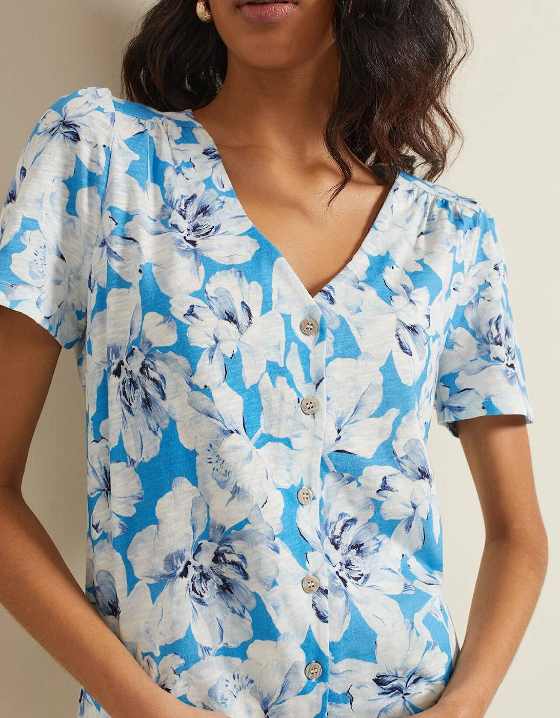 Lorenna Floral Print Top