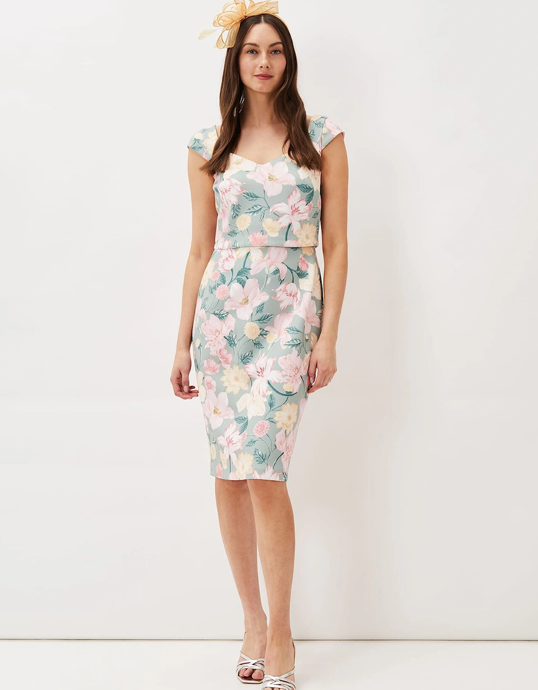 Jessia Floral Scuba Dress