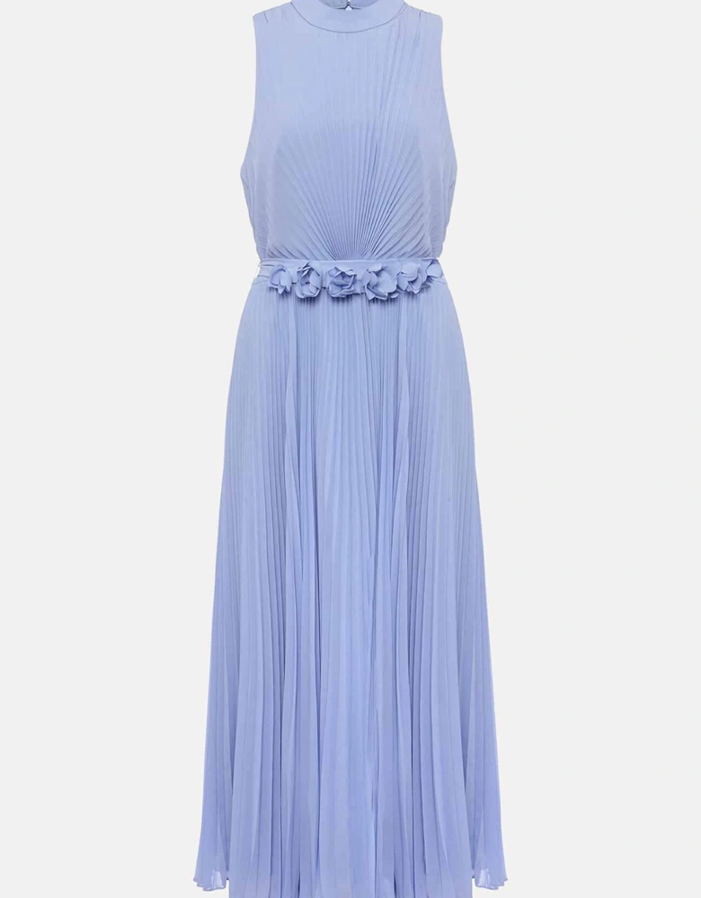 Petite Simara Pleated Midi Dress