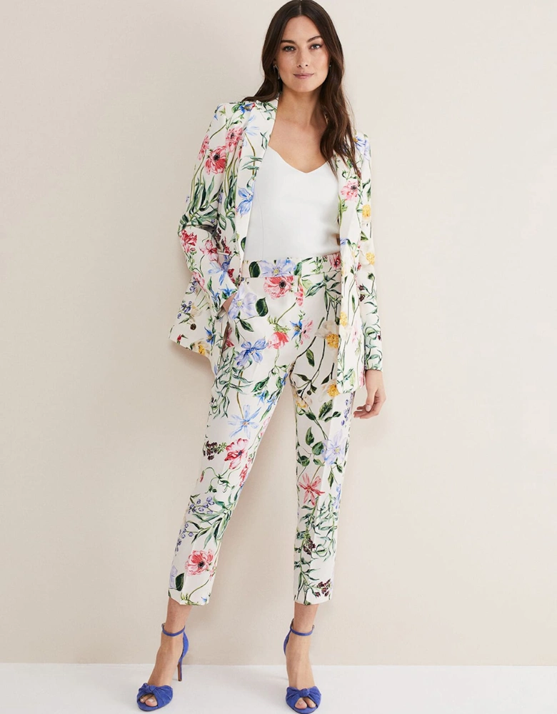 Ulrica Floral Cigarette Trousers