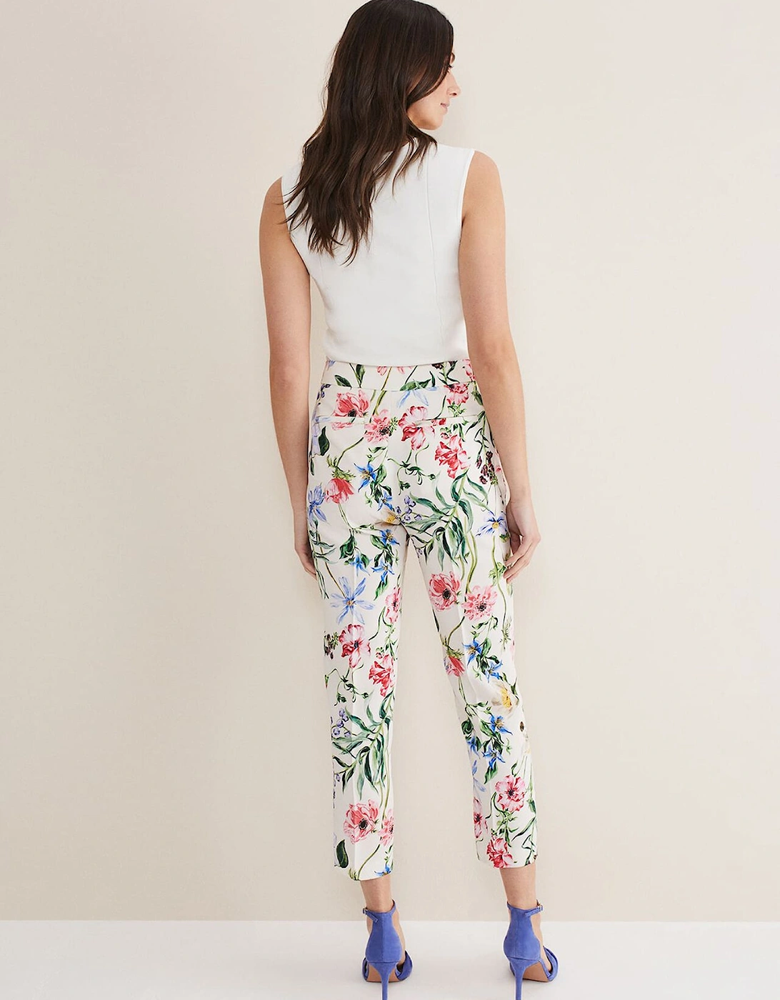 Ulrica Floral Cigarette Trousers