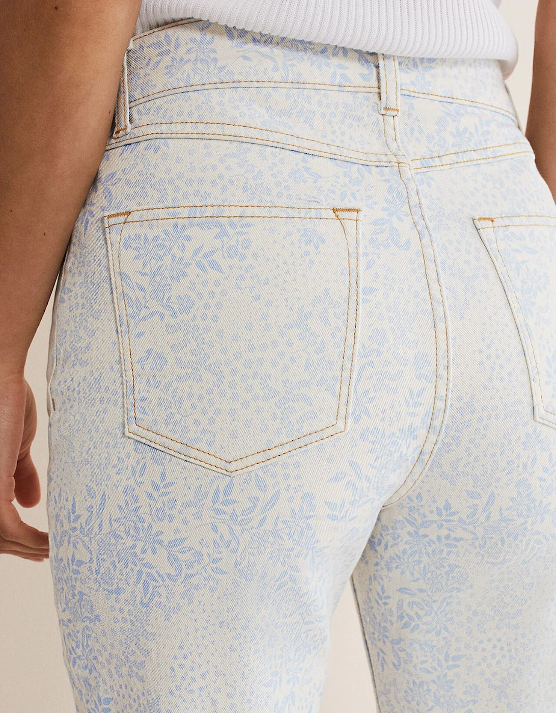 Cordelia Floral Straight Leg Jeans