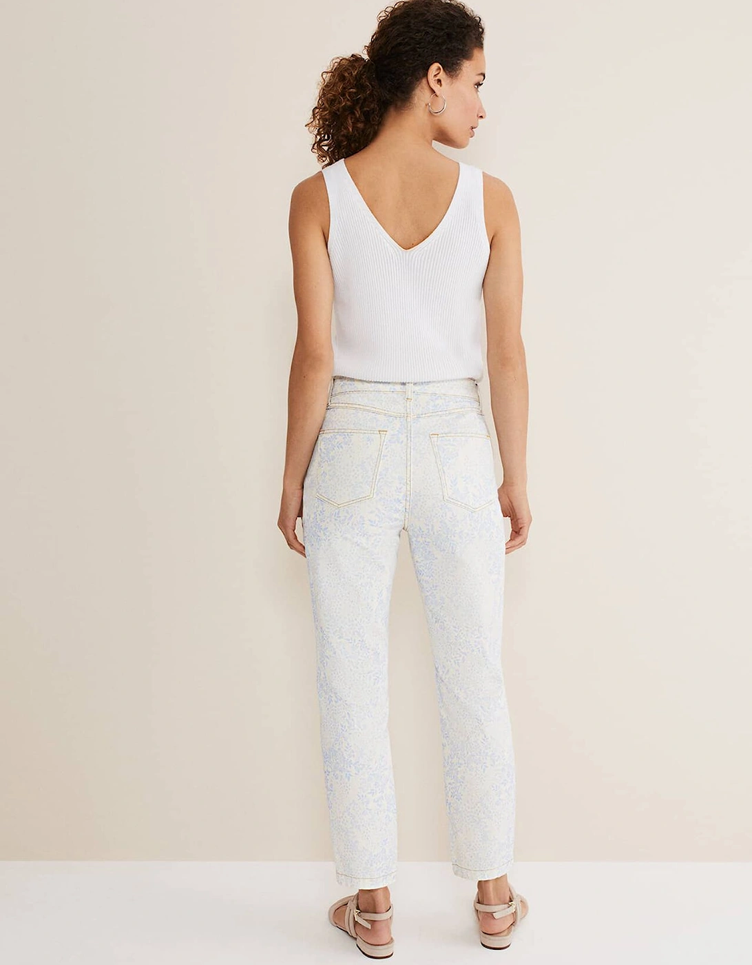 Cordelia Floral Straight Leg Jeans