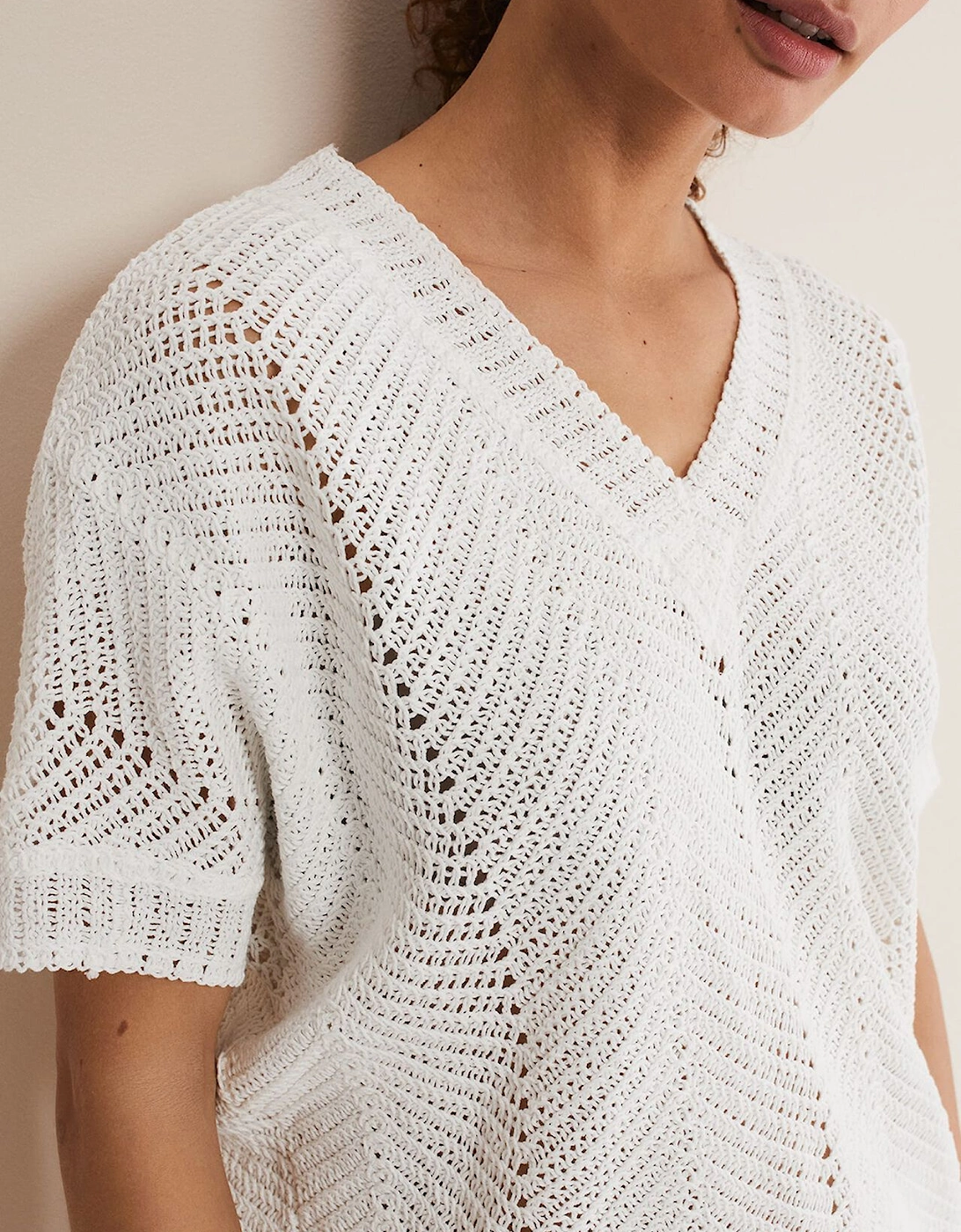 Avas Crochet Knit Top