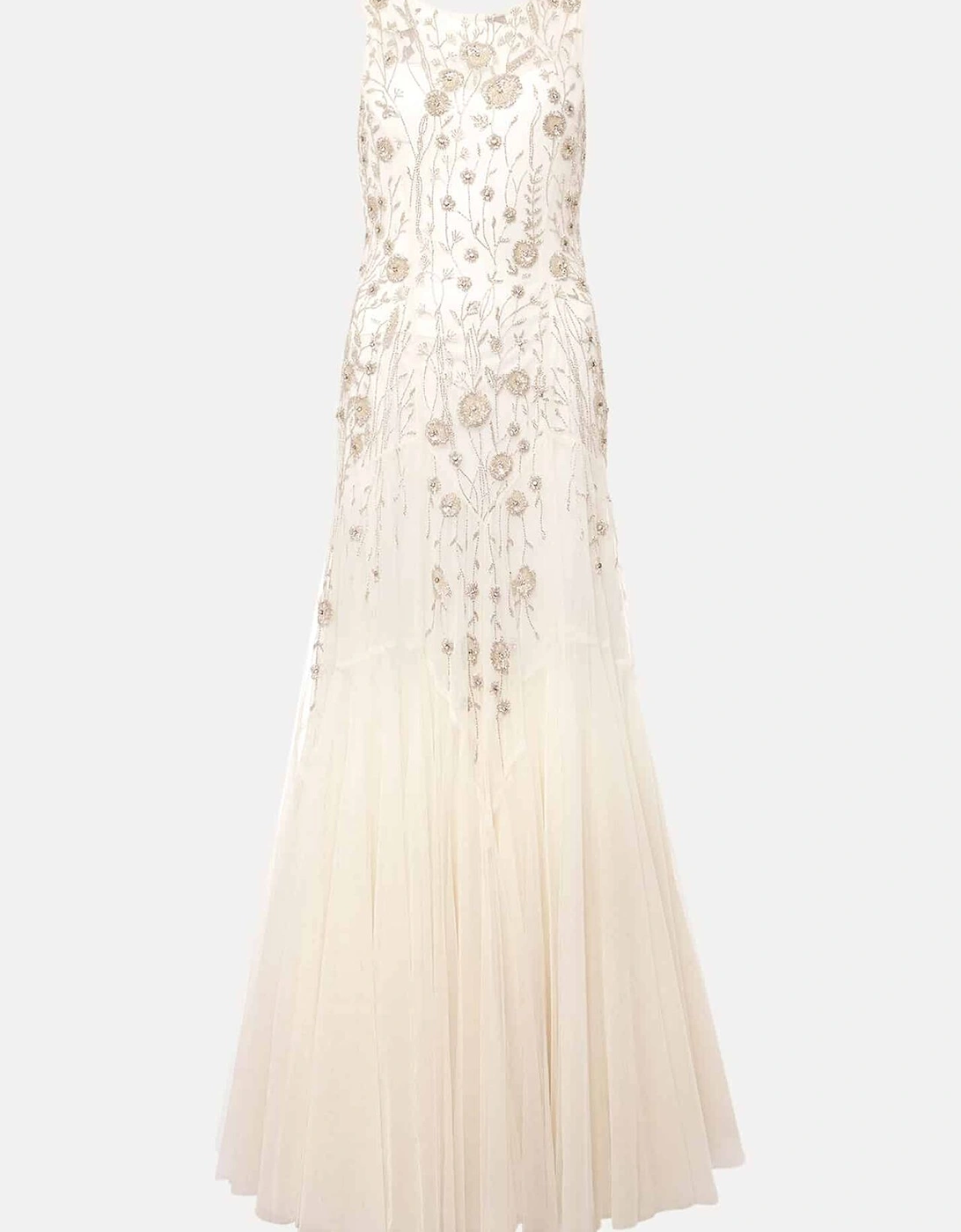 Milana Beaded Tulle Maxi Wedding Dress