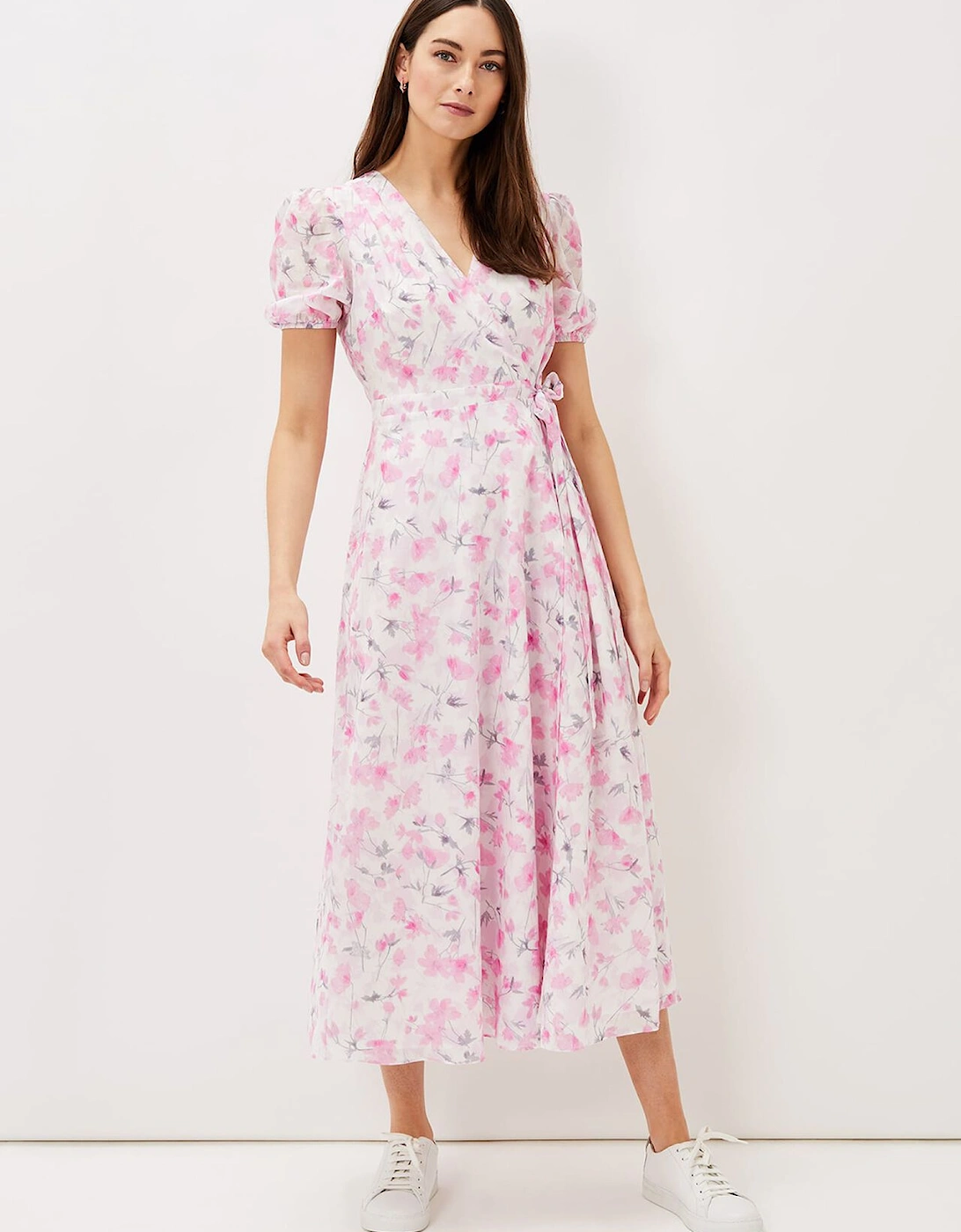 Gabriella Floral Wrap Dress