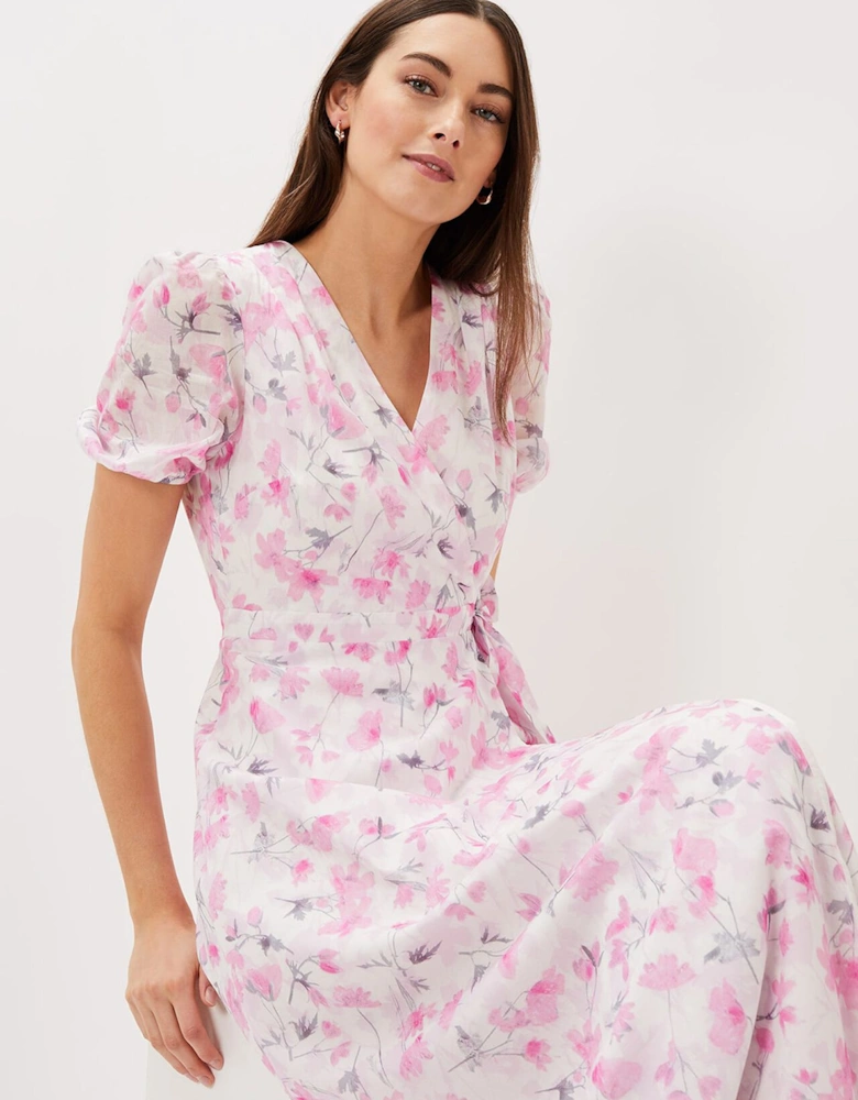 Gabriella Floral Wrap Dress