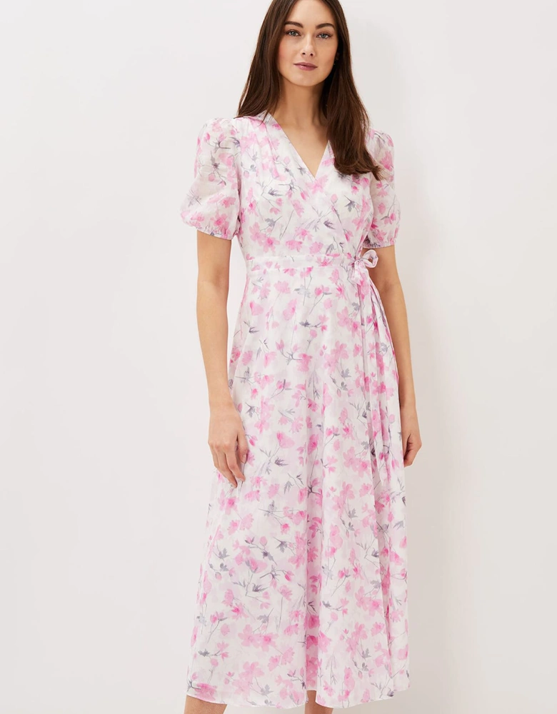 Gabriella Floral Wrap Dress