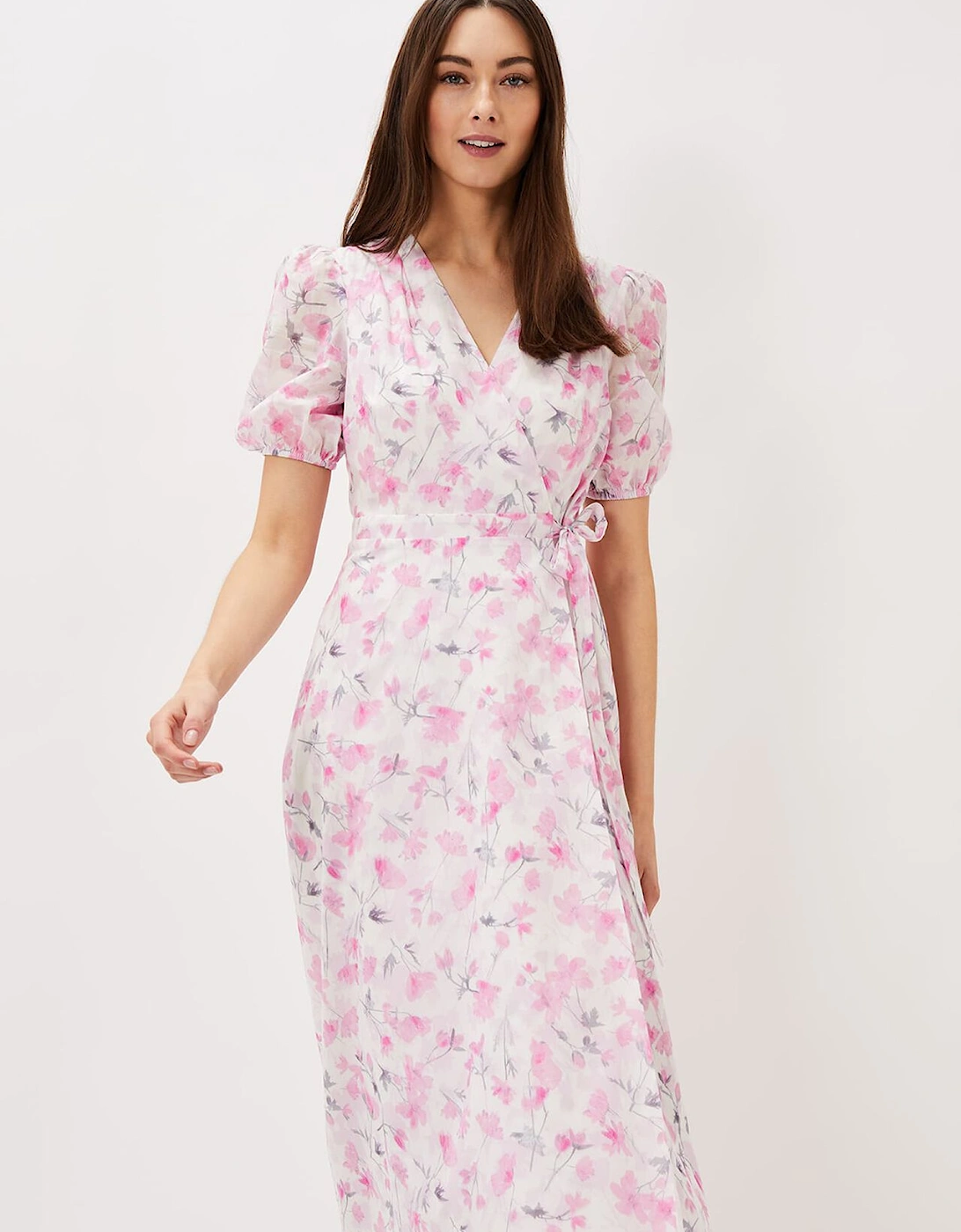 Gabriella Floral Wrap Dress