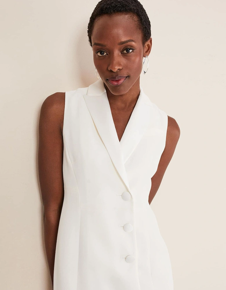 Lolicia Sleeveless Tux Dress