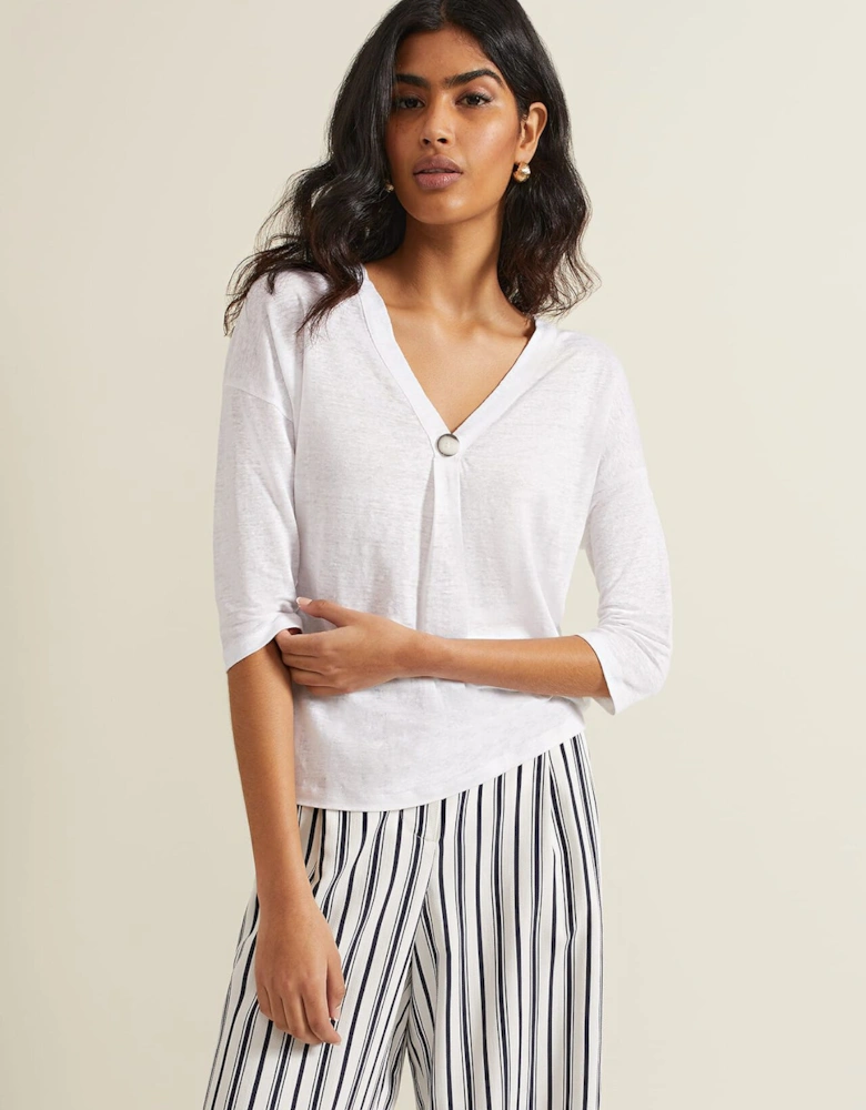 Leah Linen Top