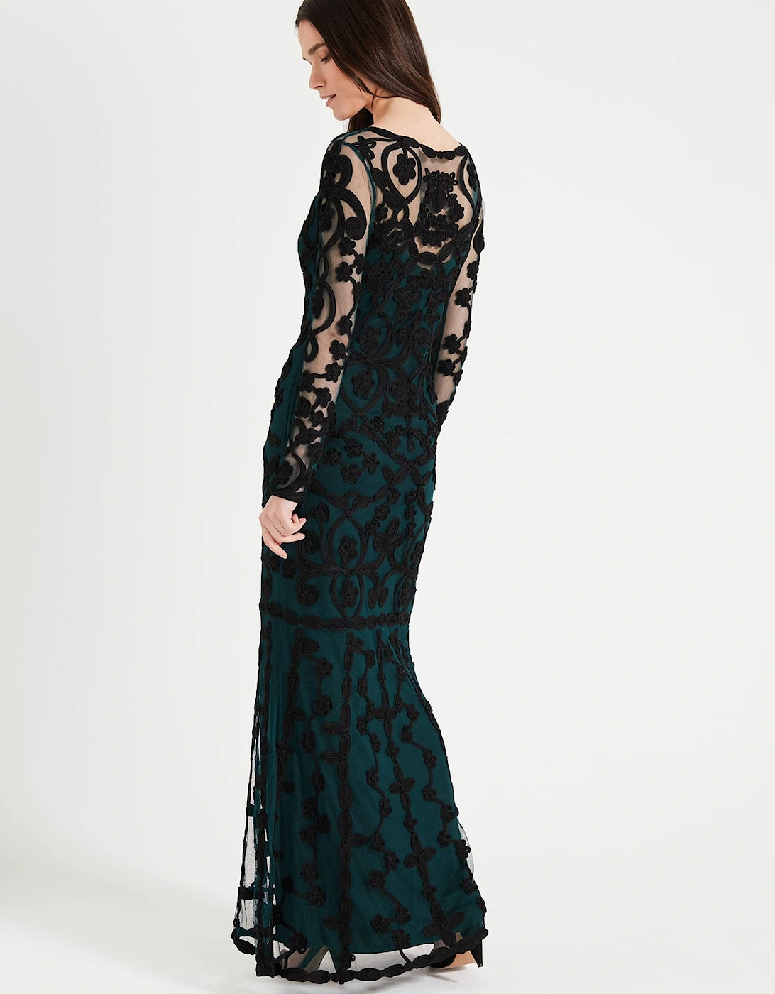 Cristine Tapework Lace Dress