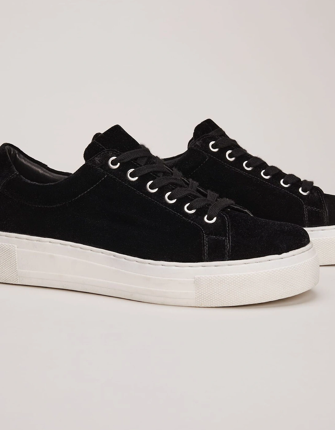 Black Velvet Trainers