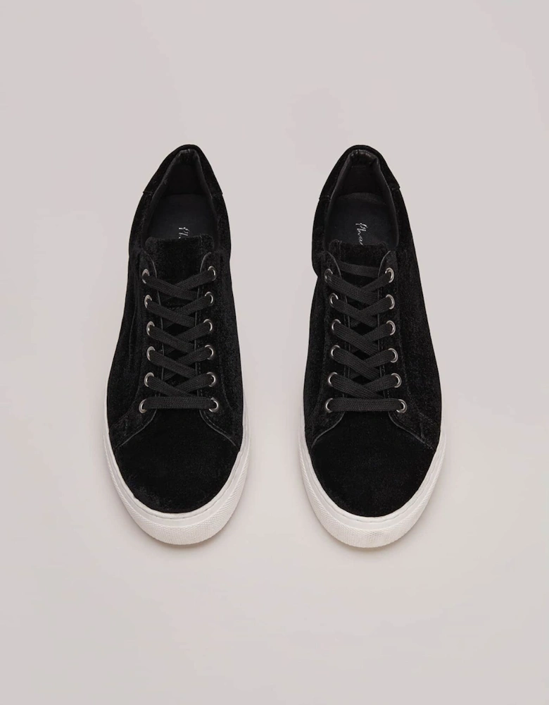 Black Velvet Trainers