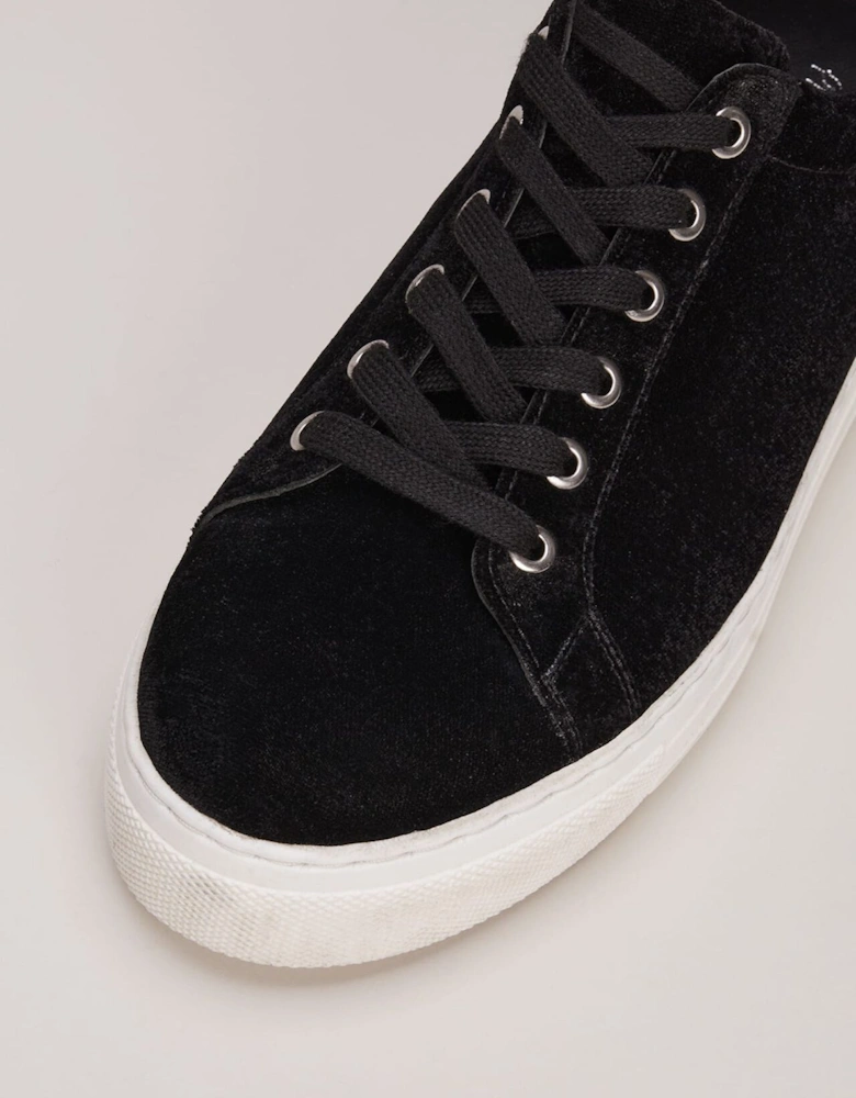 Black Velvet Trainers