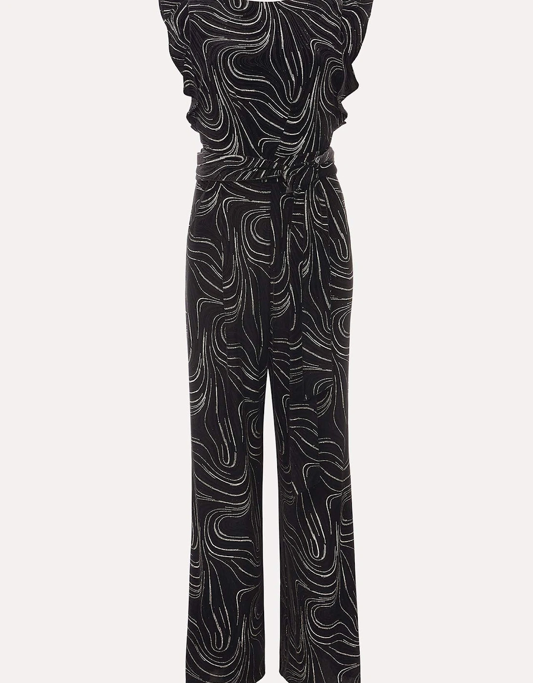 Victoriana Swirl Velvet Jumpsuit