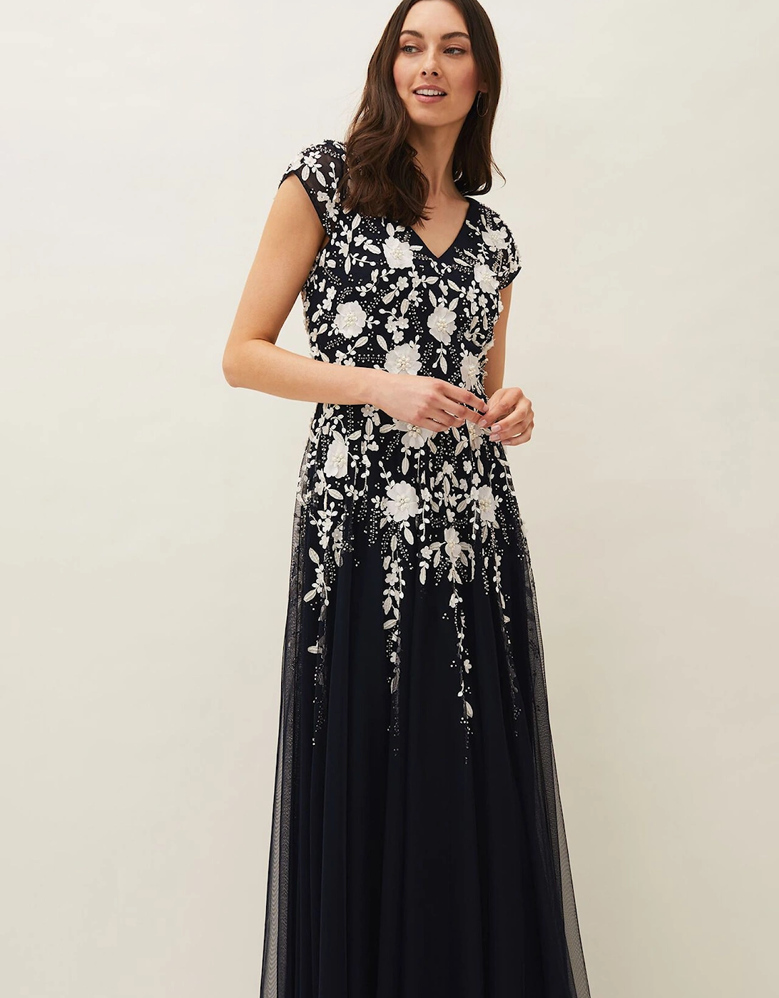 Henriette Embellished Maxi Dress