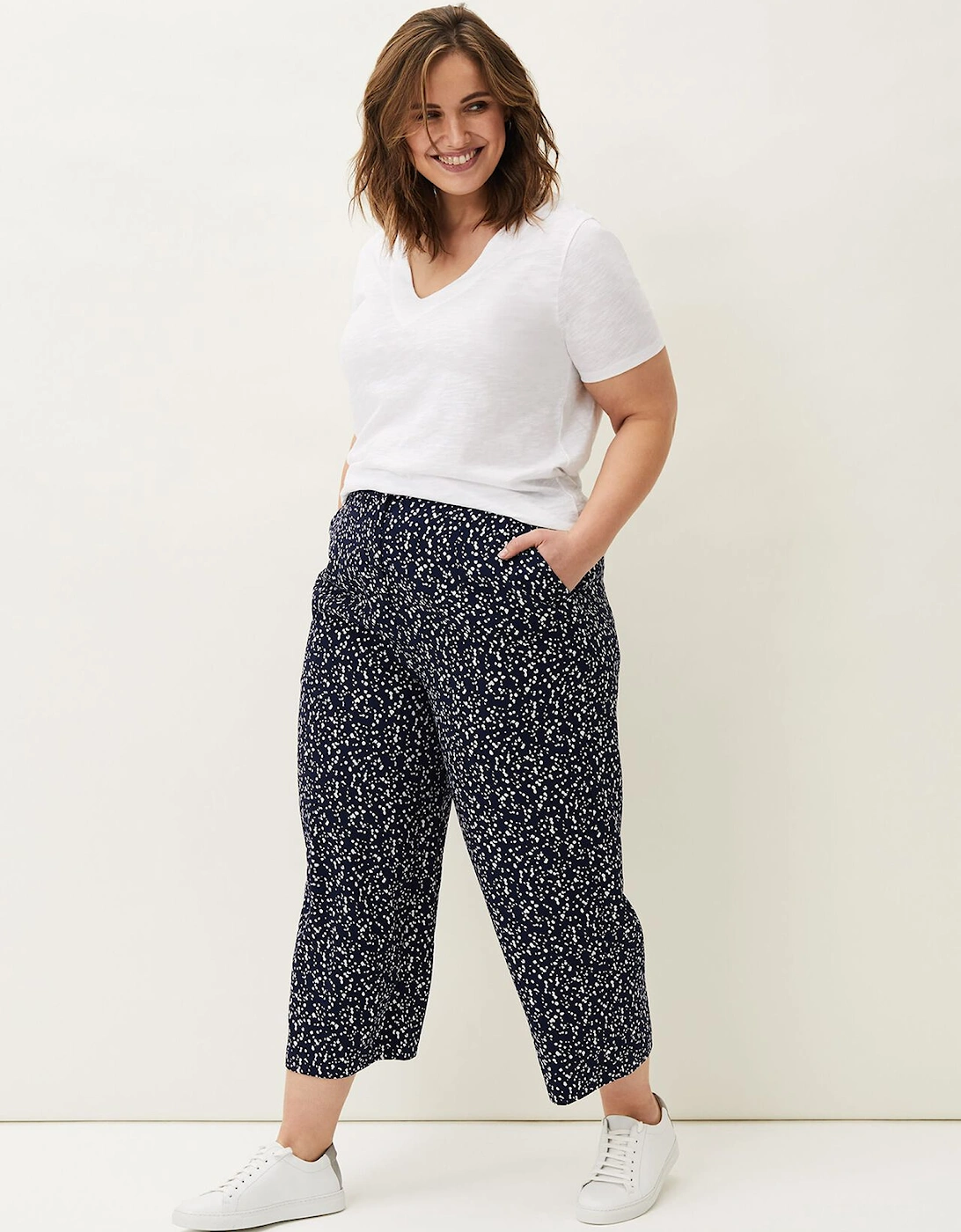 Carin Spot Culotte Trousers