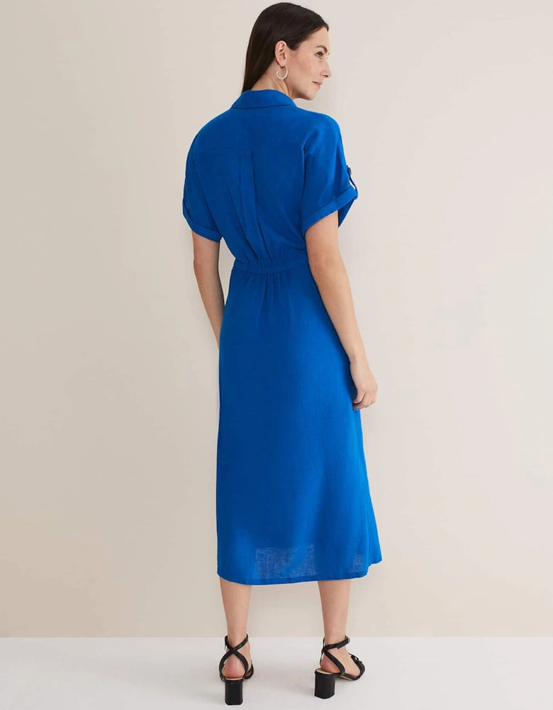 Yasse Linen Shirt Dress